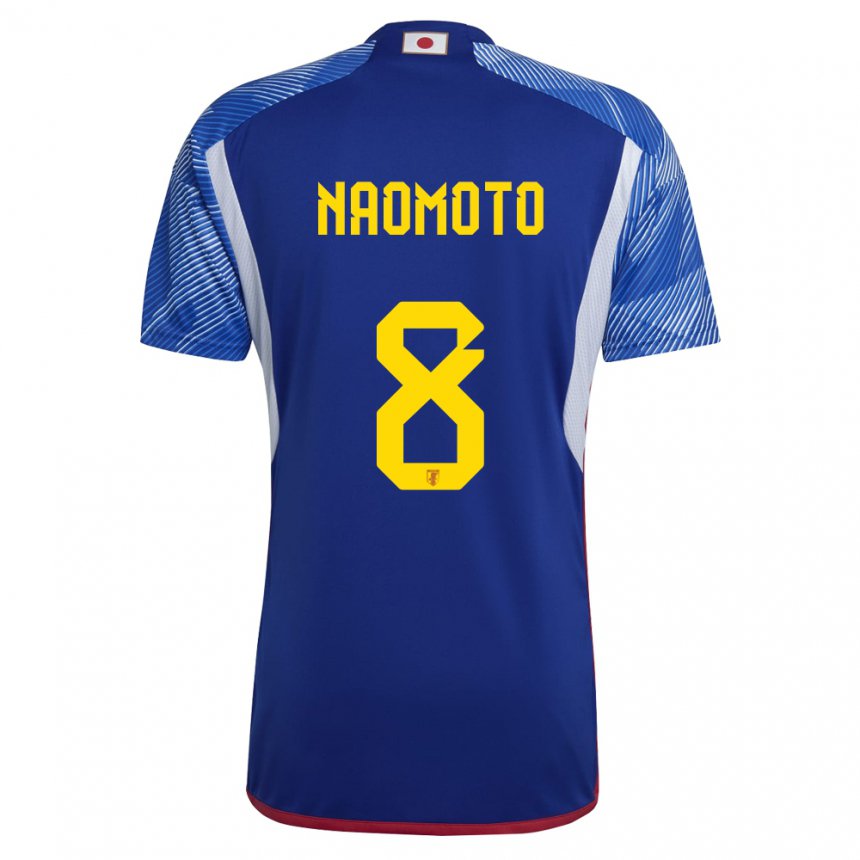 Niño Camiseta Japón Hikaru Naomoto #8 Azul Real 1ª Equipación 22-24 La Camisa Perú