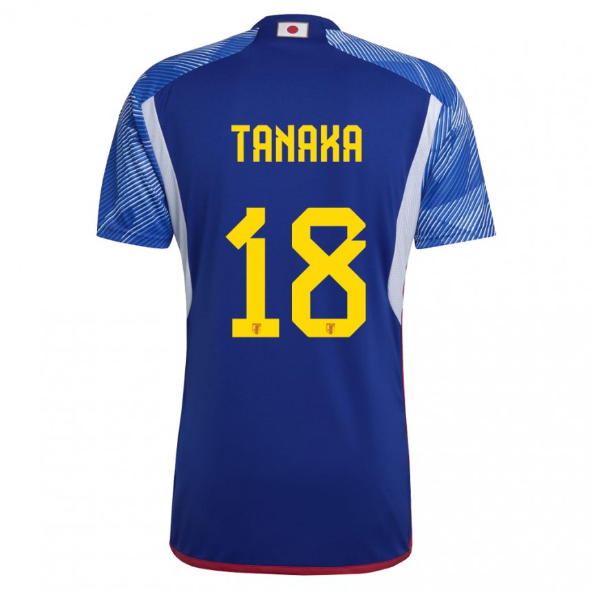 Niño Camiseta Japón Momoko Tanaka #18 Azul Real 1ª Equipación 22-24 La Camisa Perú