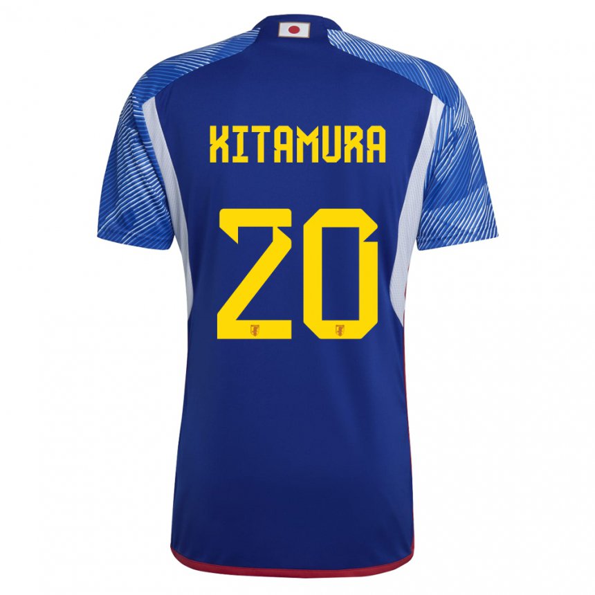 Niño Camiseta Japón Nanami Kitamura #20 Azul Real 1ª Equipación 22-24 La Camisa Perú