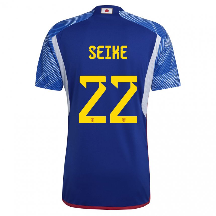 Niño Camiseta Japón Kiko Seike #22 Azul Real 1ª Equipación 22-24 La Camisa Perú