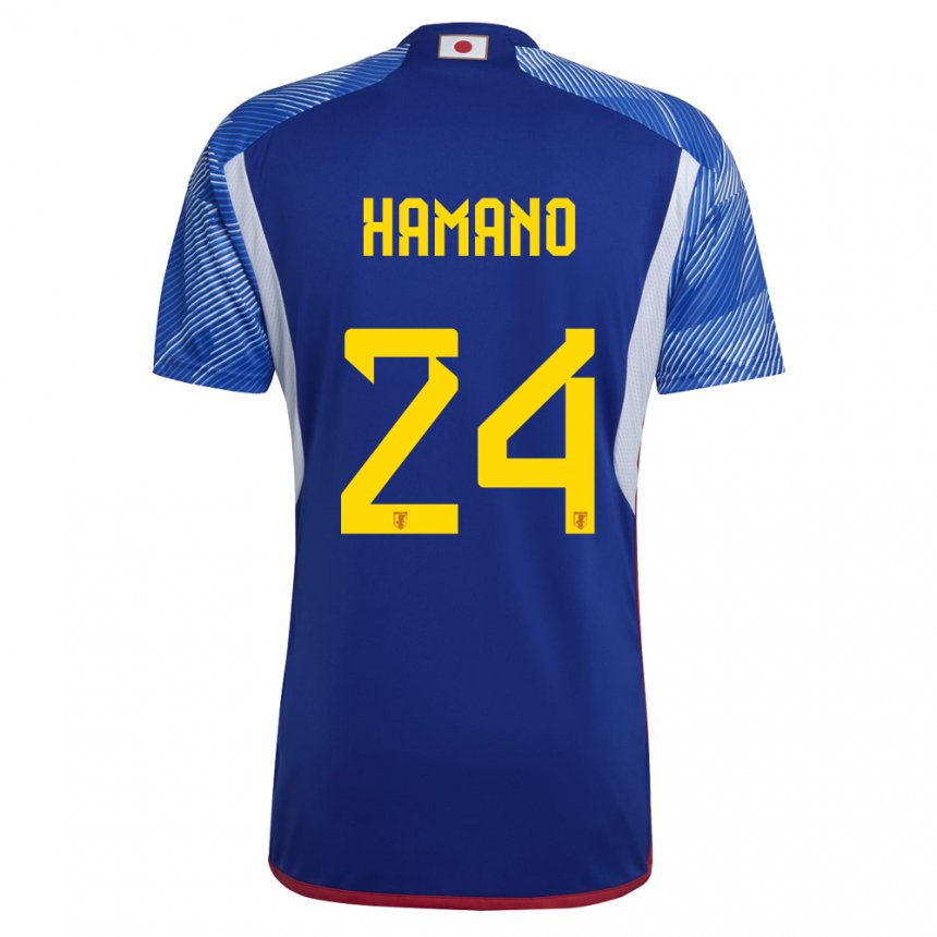 Niño Camiseta Japón Maika Hamano #24 Azul Real 1ª Equipación 22-24 La Camisa Perú