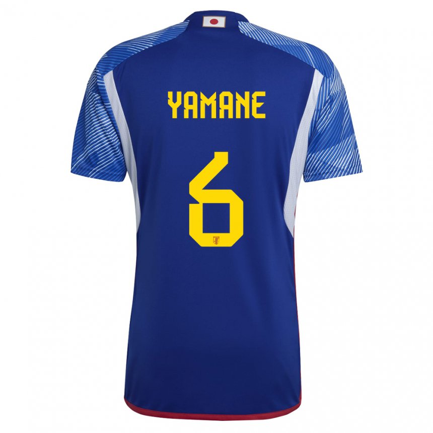 Niño Camiseta Japón Riku Yamane #6 Azul Real 1ª Equipación 22-24 La Camisa Perú