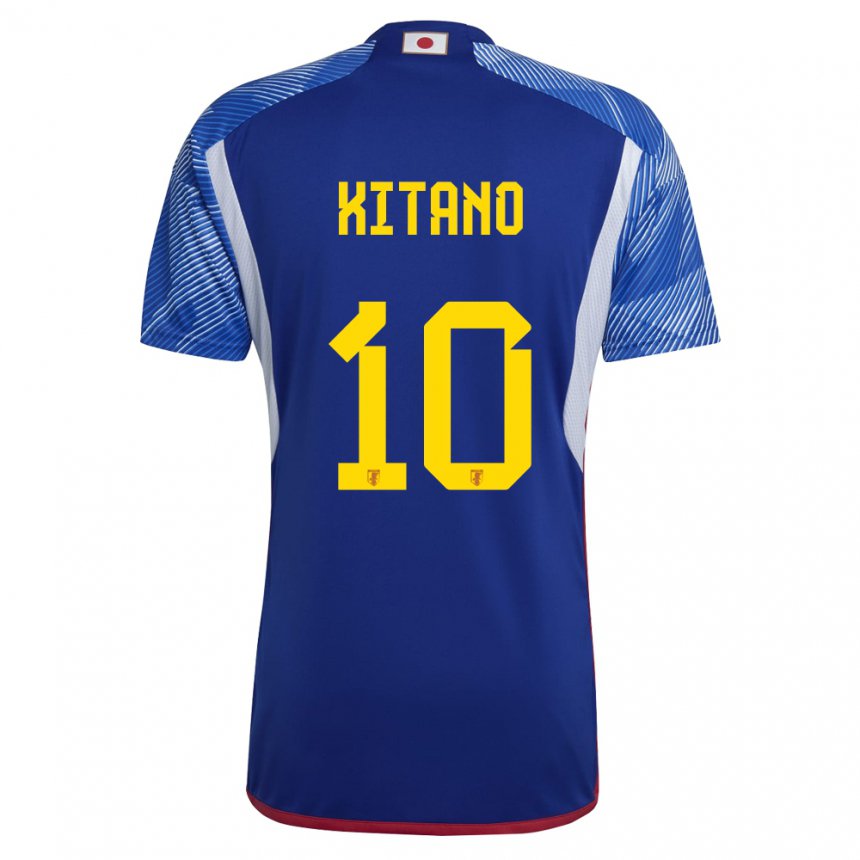 Niño Camiseta Japón Sota Kitano #10 Azul Real 1ª Equipación 22-24 La Camisa Perú