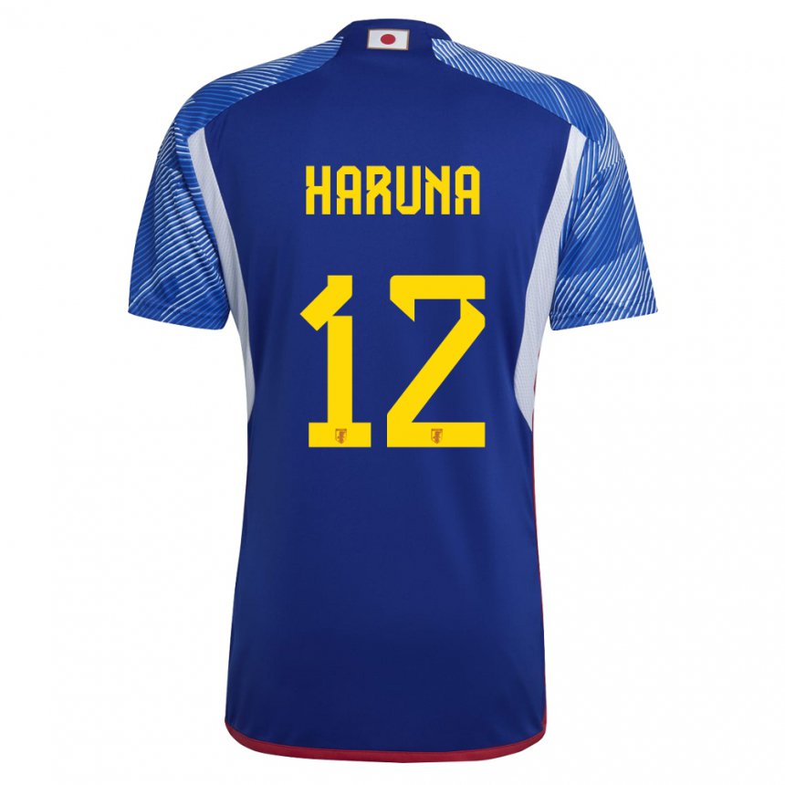 Niño Camiseta Japón Ryusei Haruna #12 Azul Real 1ª Equipación 22-24 La Camisa Perú