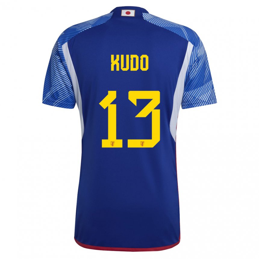 Niño Camiseta Japón Kota Kudo #13 Azul Real 1ª Equipación 22-24 La Camisa Perú