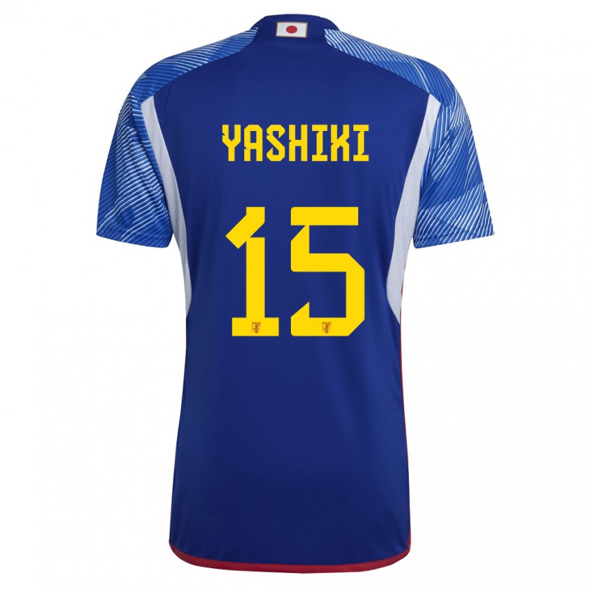 Niño Camiseta Japón Yusei Yashiki #15 Azul Real 1ª Equipación 22-24 La Camisa Perú