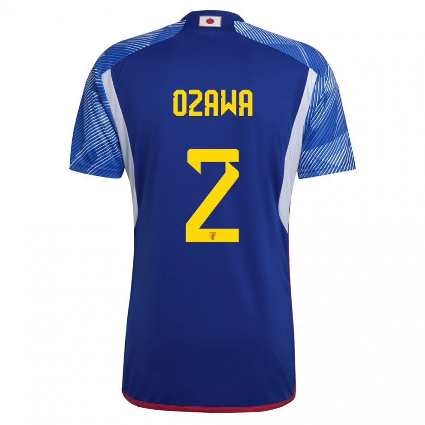 Niño Camiseta Japón Haruki Ozawa #2 Azul Real 1ª Equipación 22-24 La Camisa Perú