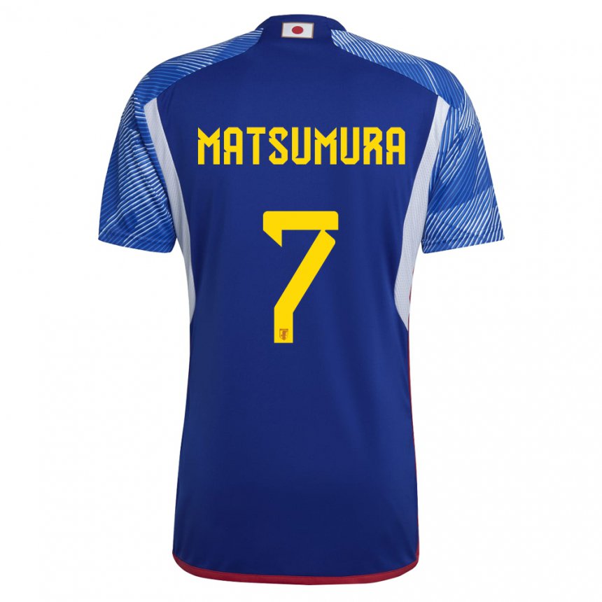 Niño Camiseta Japón Kosuke Matsumura #7 Azul Real 1ª Equipación 22-24 La Camisa Perú