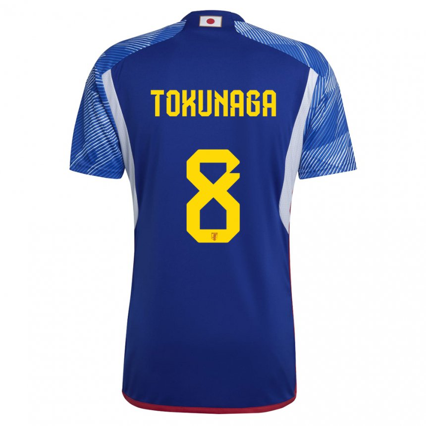 Niño Camiseta Japón Ryo Tokunaga #8 Azul Real 1ª Equipación 22-24 La Camisa Perú