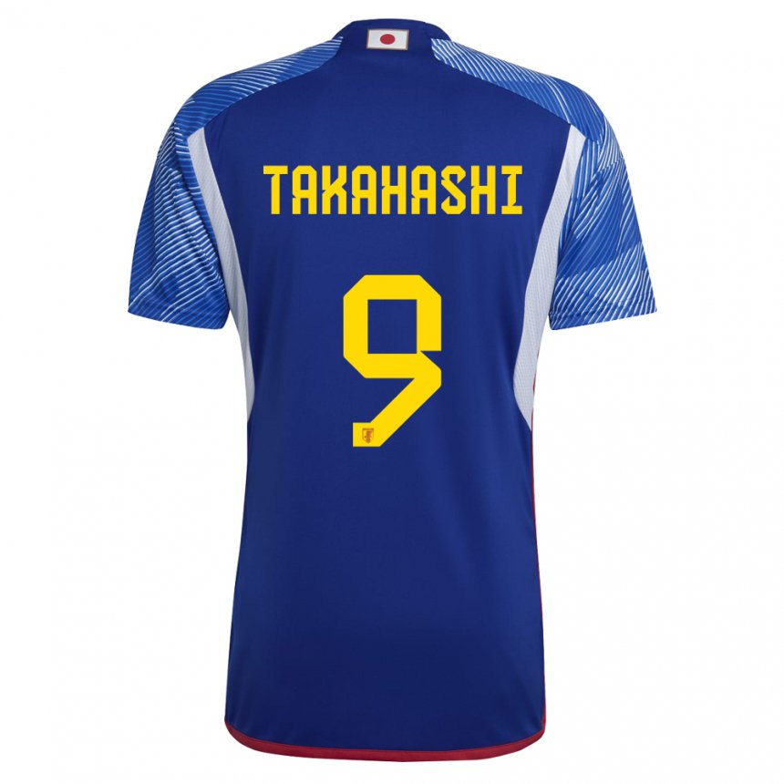 Niño Camiseta Japón Hikaru Takahashi #9 Azul Real 1ª Equipación 22-24 La Camisa Perú