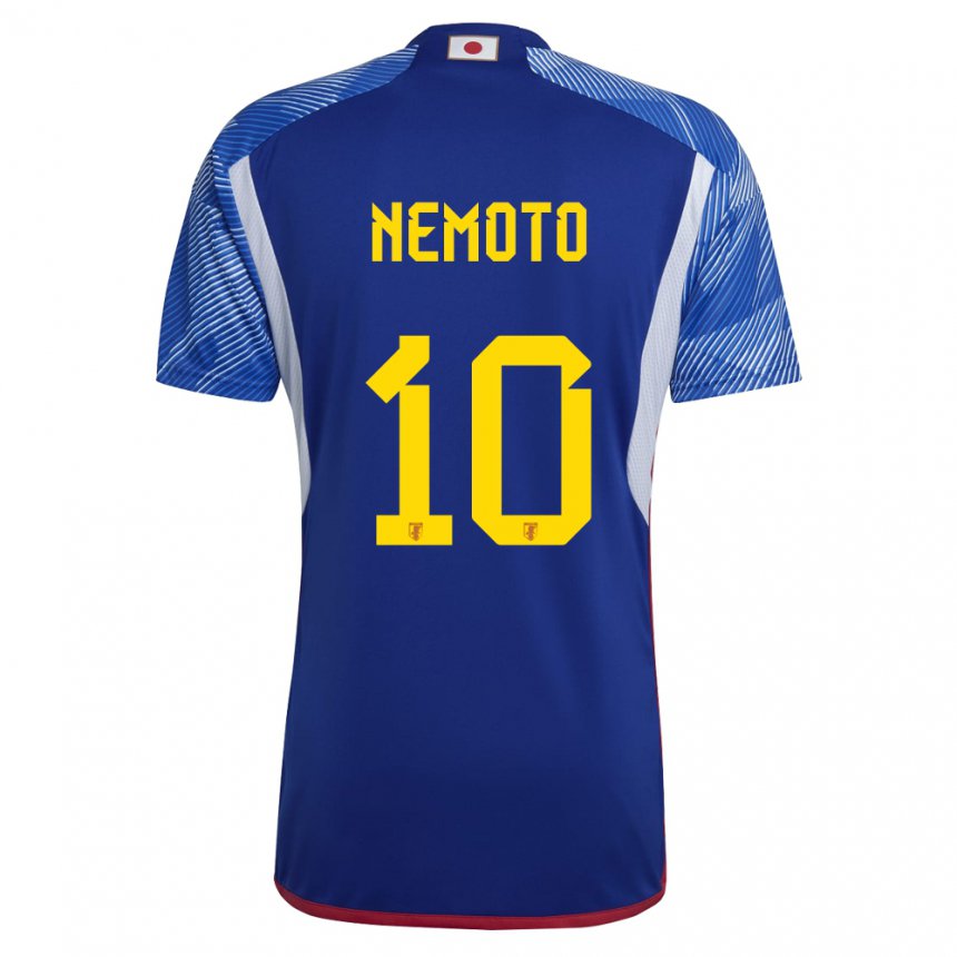 Niño Camiseta Japón Kotaro Nemoto #10 Azul Real 1ª Equipación 22-24 La Camisa Perú