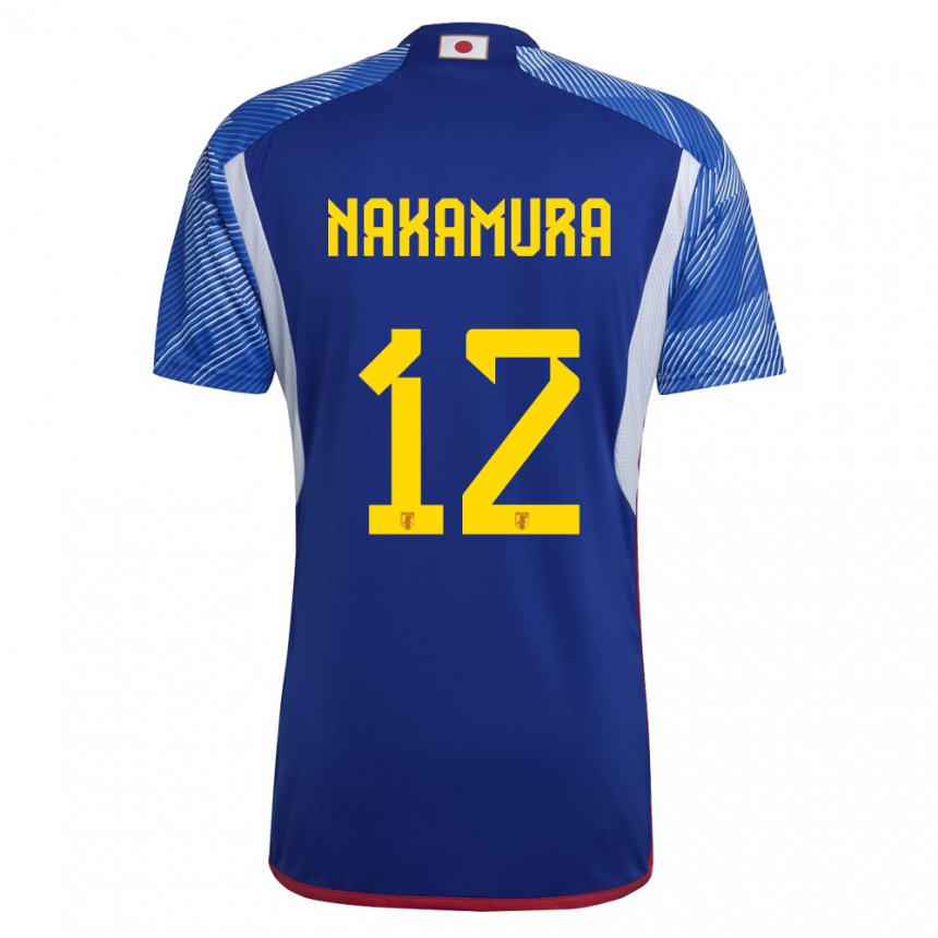 Niño Camiseta Japón Keisuke Nakamura #12 Azul Real 1ª Equipación 22-24 La Camisa Perú