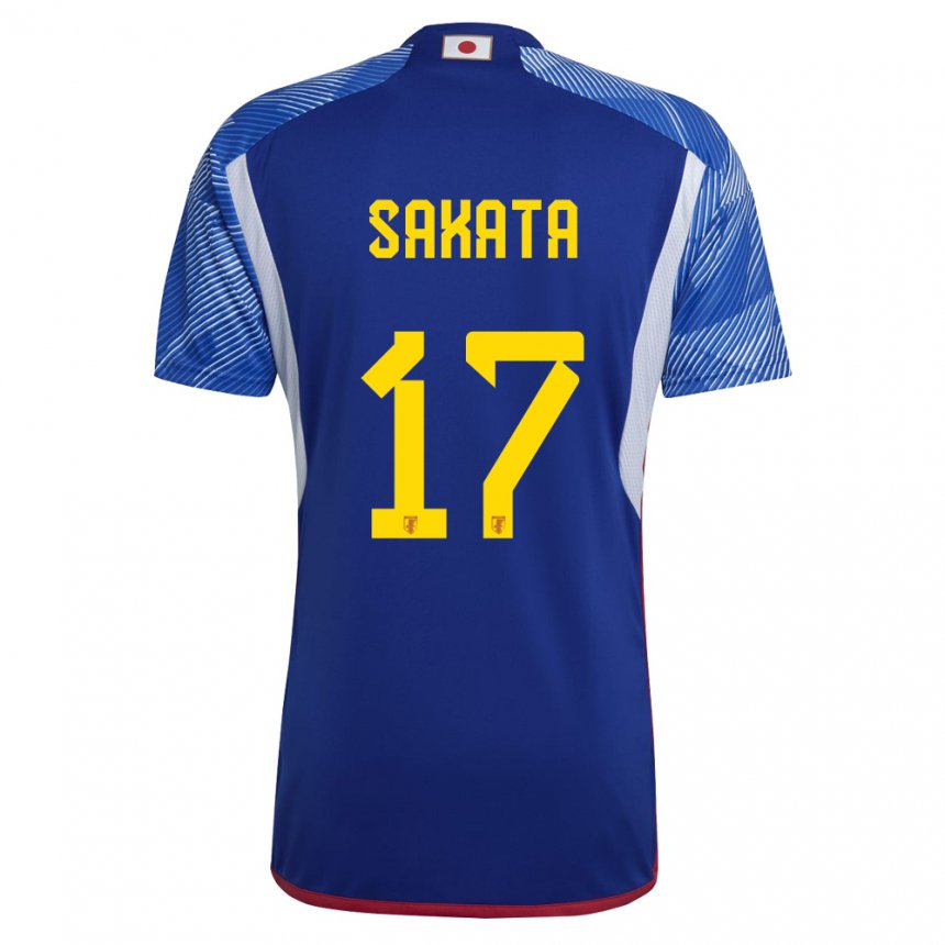 Niño Camiseta Japón Reiya Sakata #17 Azul Real 1ª Equipación 22-24 La Camisa Perú