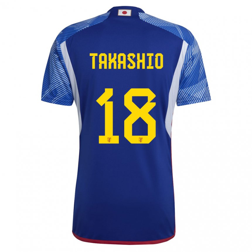 Niño Camiseta Japón Hayase Takashio #18 Azul Real 1ª Equipación 22-24 La Camisa Perú