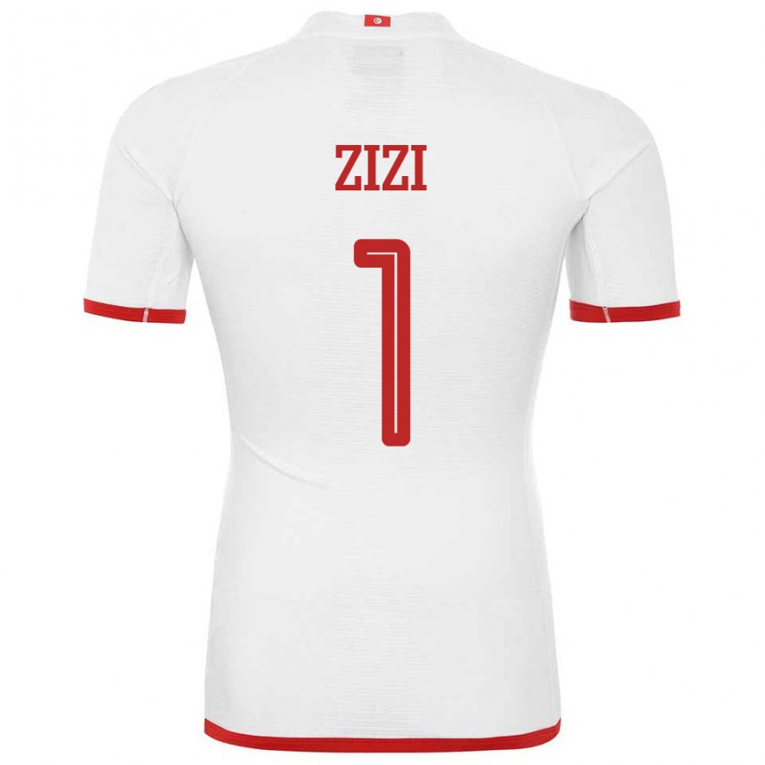 Niño Camiseta Túnez Nesrine Zizi #1 Blanco 2ª Equipación 22-24 La Camisa Perú