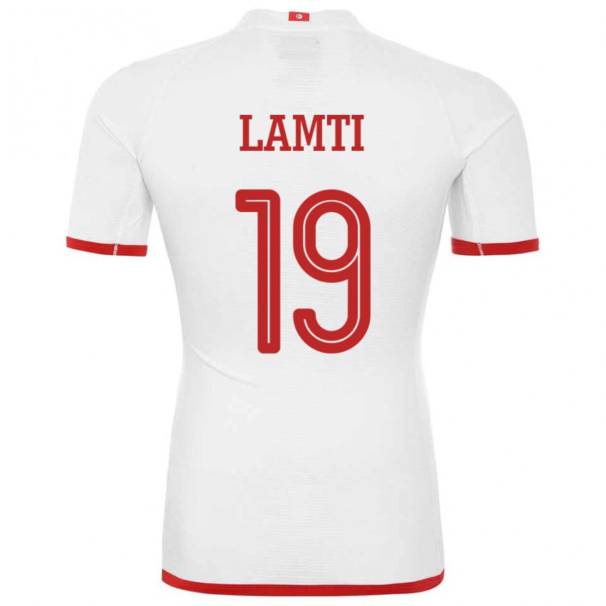 Niño Camiseta Túnez Chirine Lamti #19 Blanco 2ª Equipación 22-24 La Camisa Perú