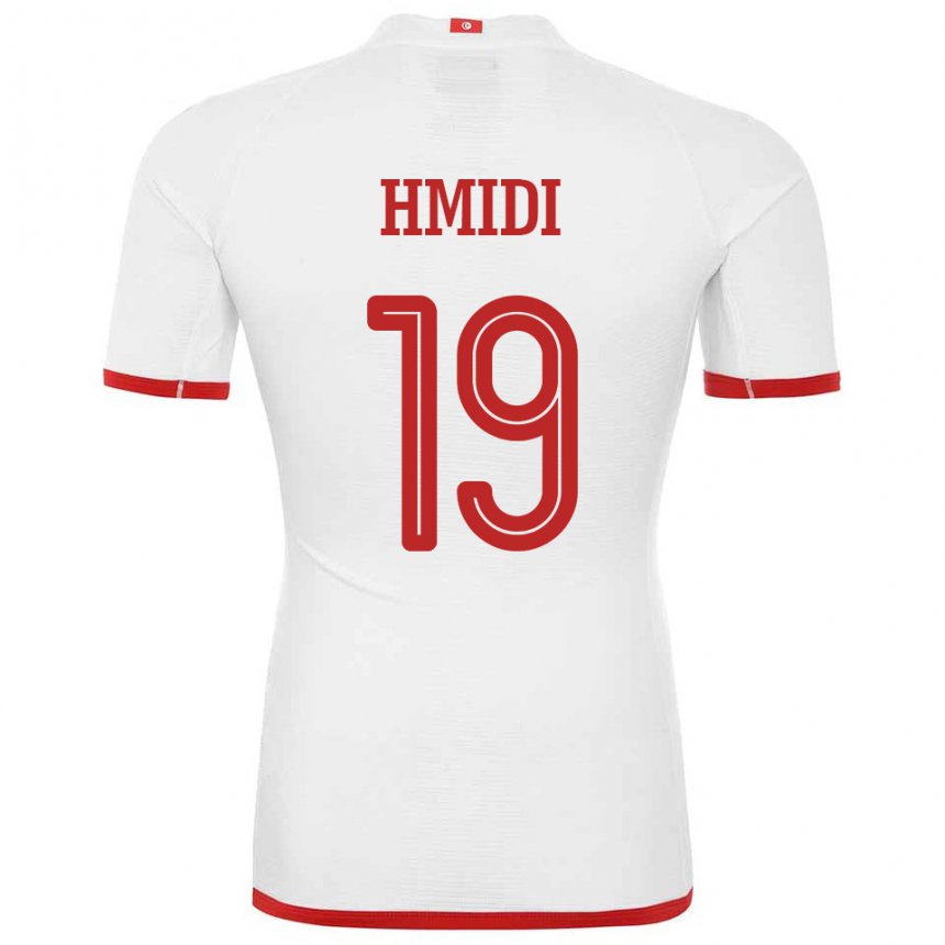 Niño Camiseta Túnez Baraket Hmidi #19 Blanco 2ª Equipación 22-24 La Camisa Perú