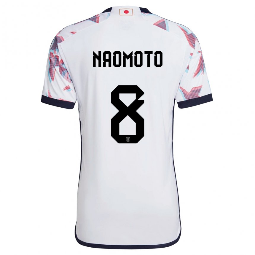 Niño Camiseta Japón Hikaru Naomoto #8 Blanco 2ª Equipación 22-24 La Camisa Perú