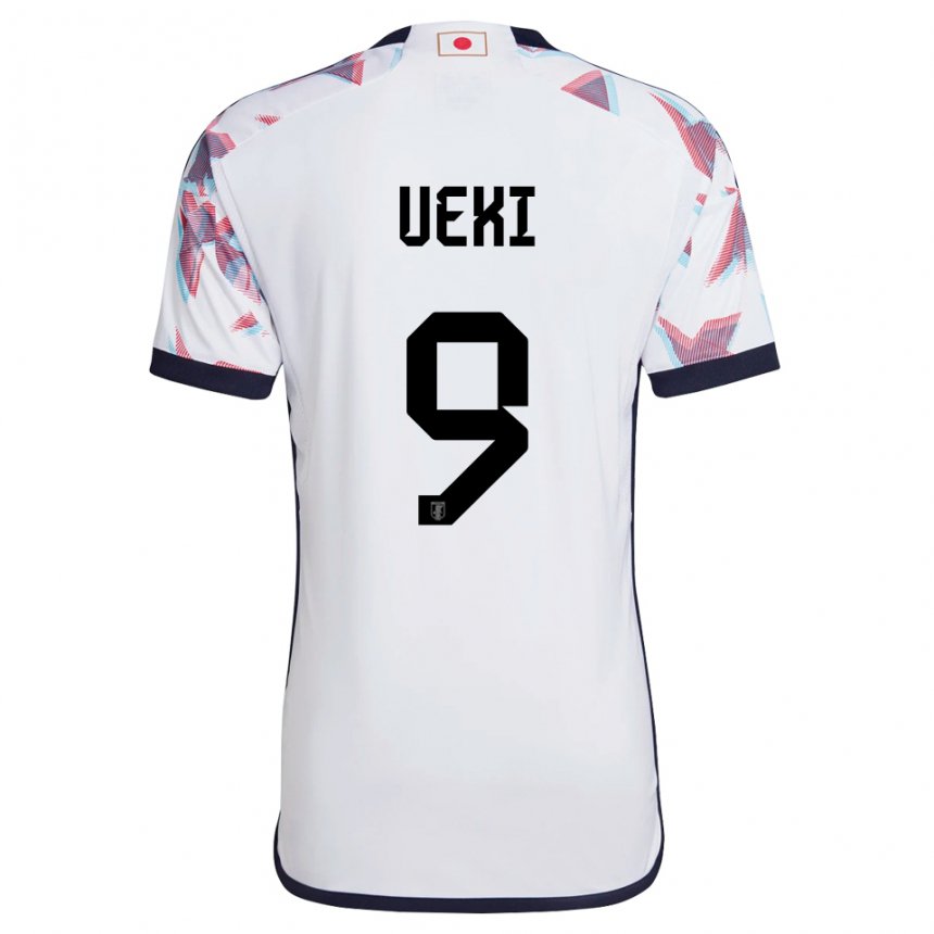 Niño Camiseta Japón Riko Ueki #9 Blanco 2ª Equipación 22-24 La Camisa Perú