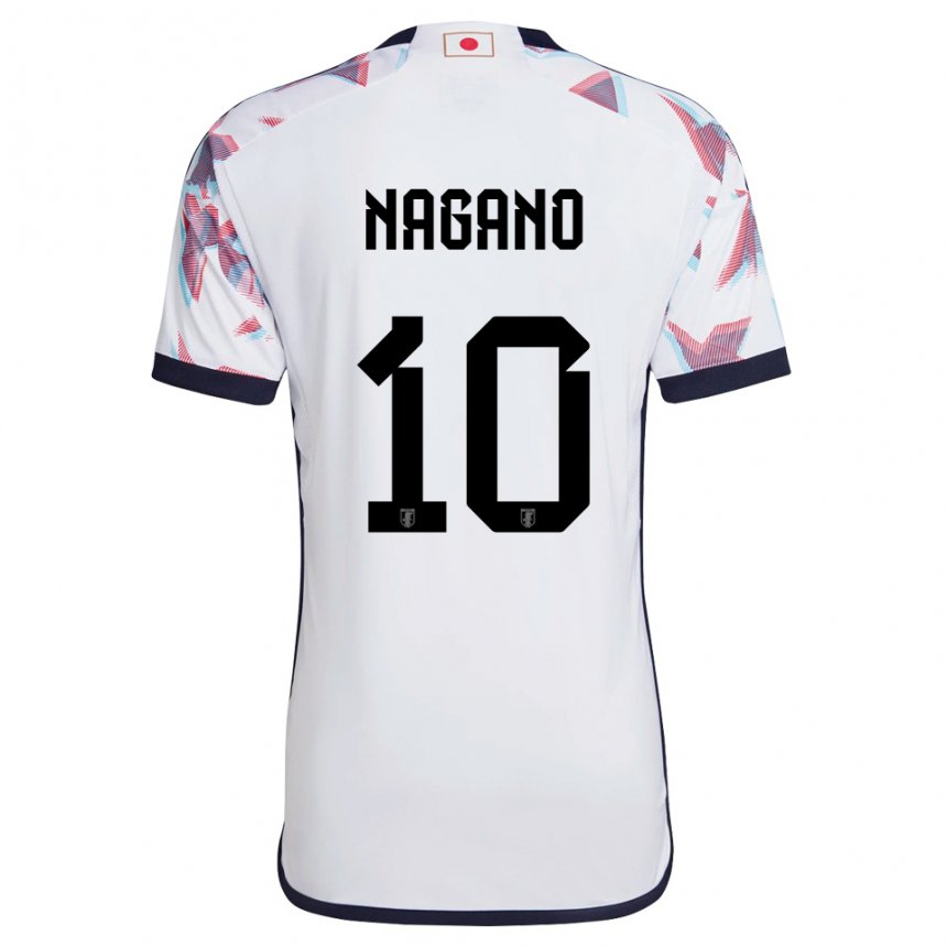 Niño Camiseta Japón Fuka Nagano #10 Blanco 2ª Equipación 22-24 La Camisa Perú
