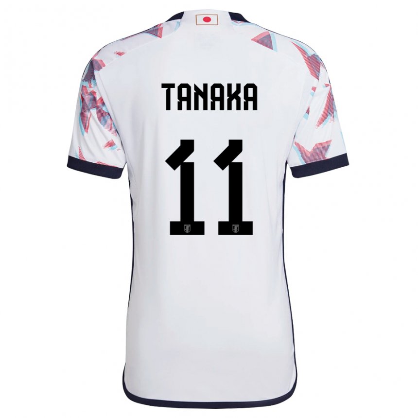 Niño Camiseta Japón Mina Tanaka #11 Blanco 2ª Equipación 22-24 La Camisa Perú