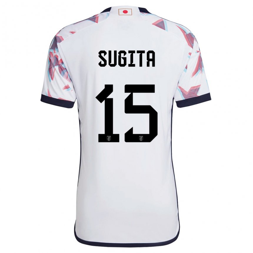 Niño Camiseta Japón Hina Sugita #15 Blanco 2ª Equipación 22-24 La Camisa Perú