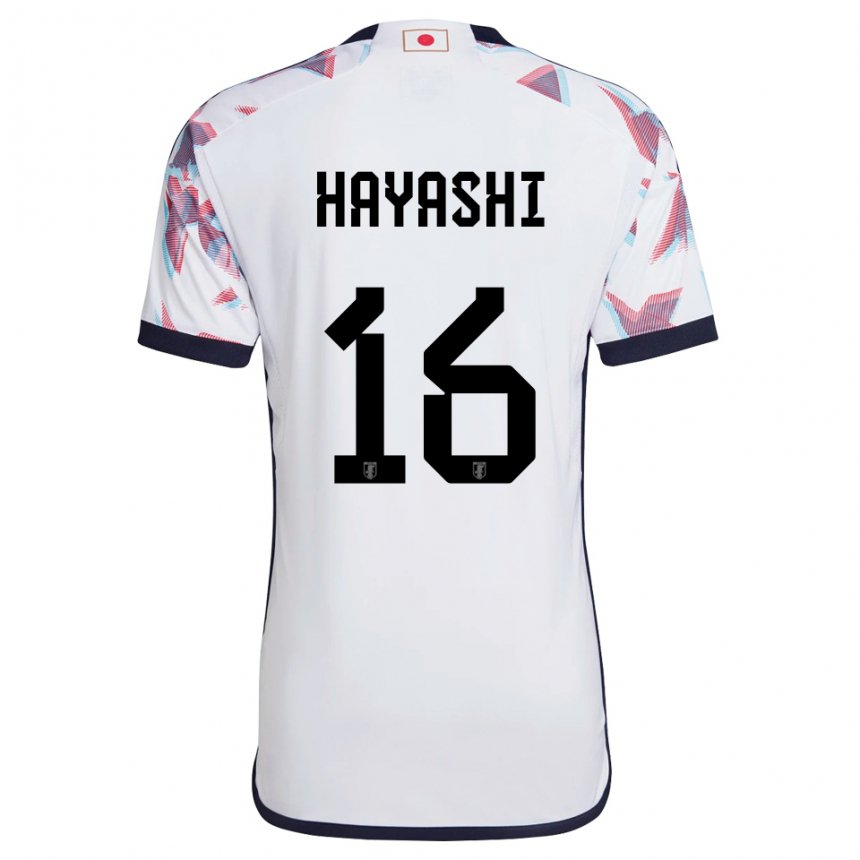 Niño Camiseta Japón Honoka Hayashi #16 Blanco 2ª Equipación 22-24 La Camisa Perú