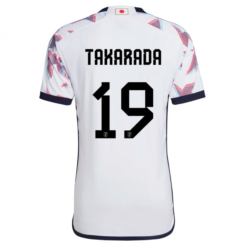 Niño Camiseta Japón Saori Takarada #19 Blanco 2ª Equipación 22-24 La Camisa Perú