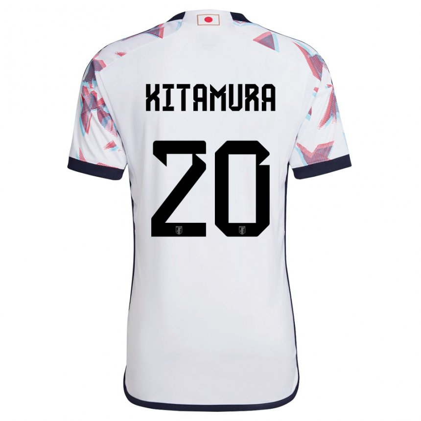 Niño Camiseta Japón Nanami Kitamura #20 Blanco 2ª Equipación 22-24 La Camisa Perú