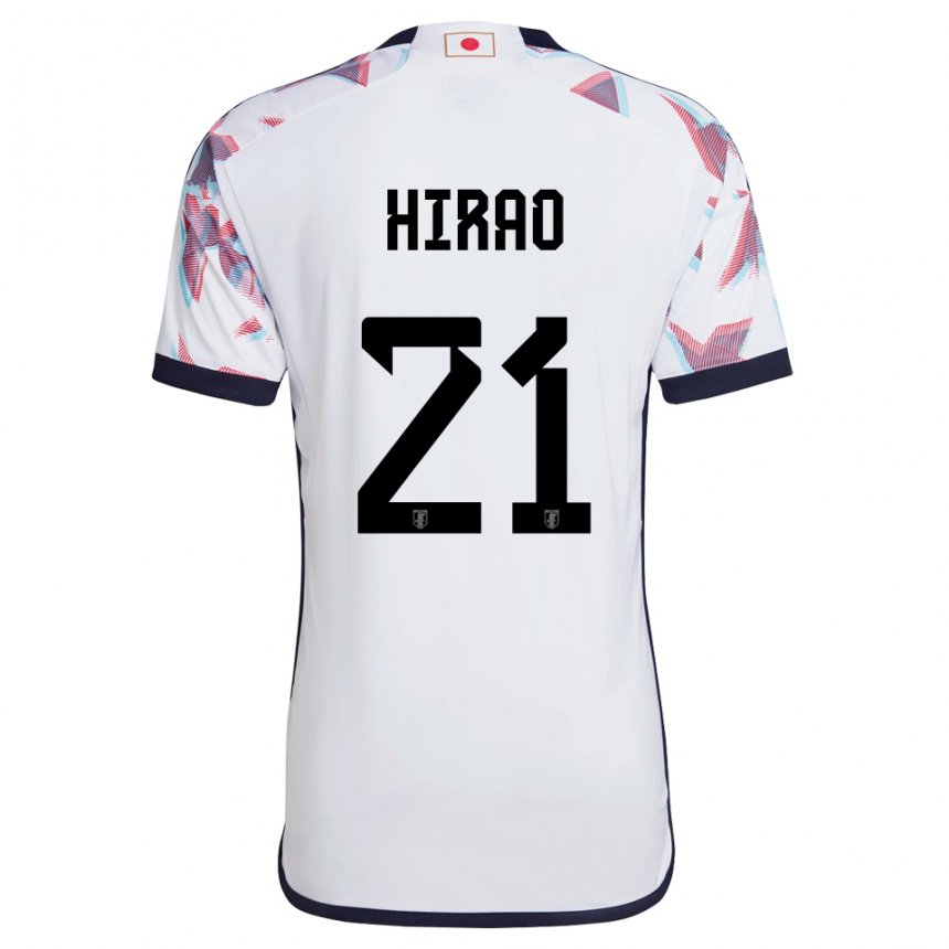 Niño Camiseta Japón Chika Hirao #21 Blanco 2ª Equipación 22-24 La Camisa Perú