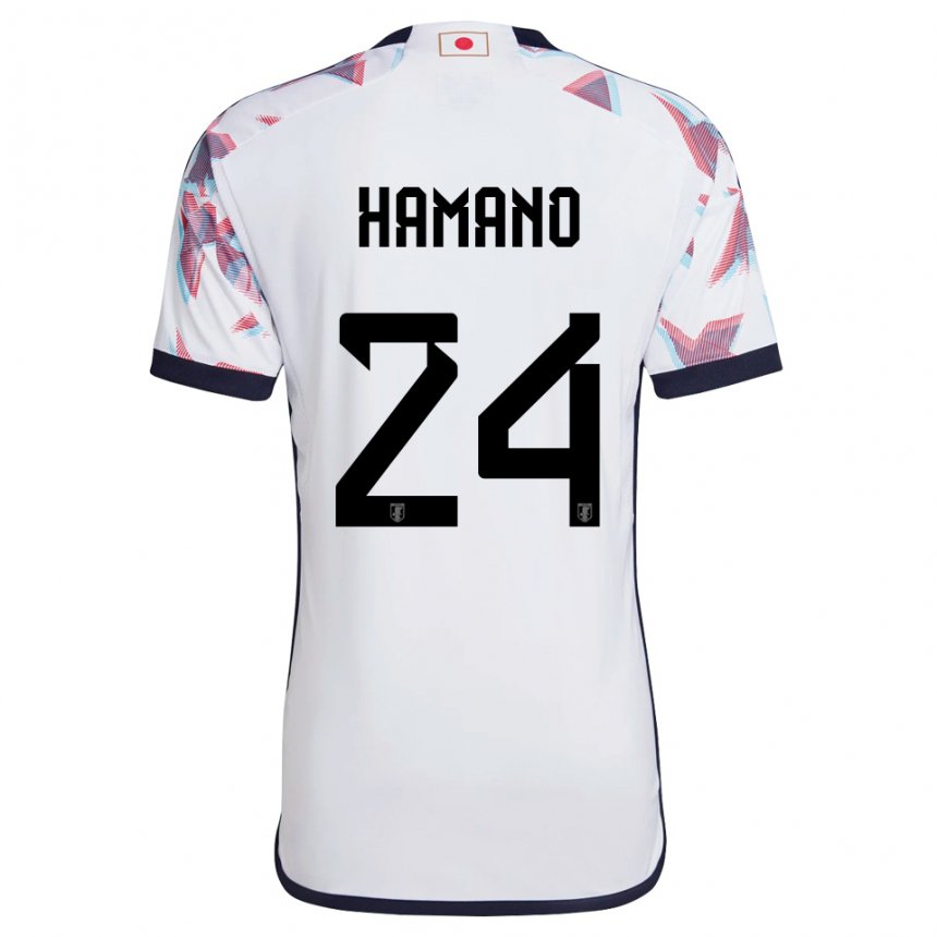 Niño Camiseta Japón Maika Hamano #24 Blanco 2ª Equipación 22-24 La Camisa Perú