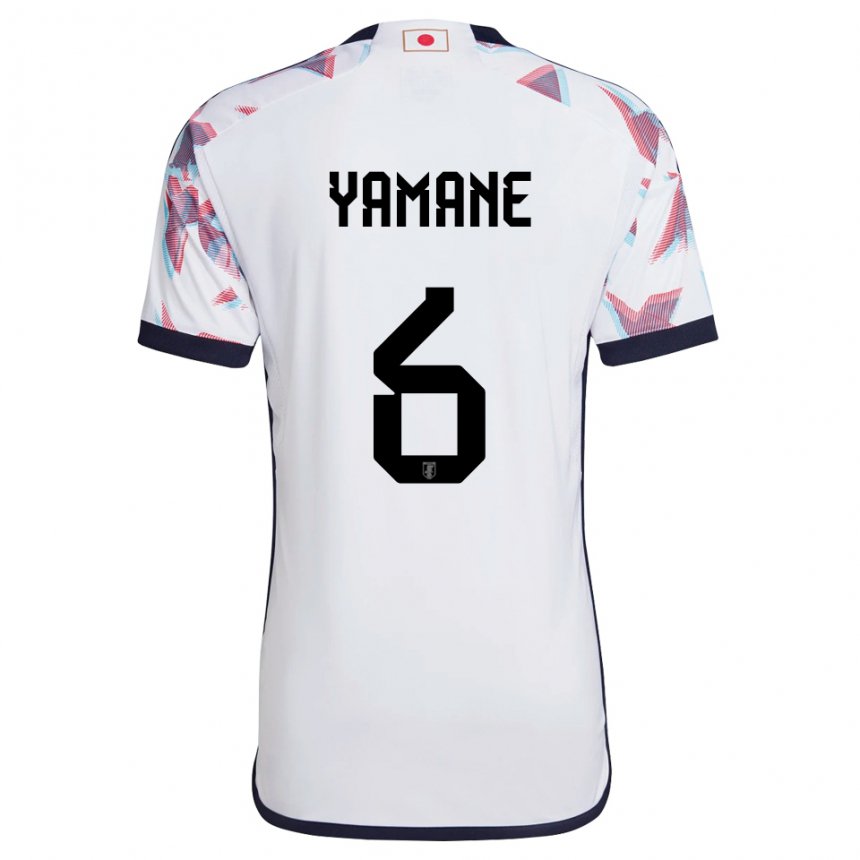 Niño Camiseta Japón Riku Yamane #6 Blanco 2ª Equipación 22-24 La Camisa Perú