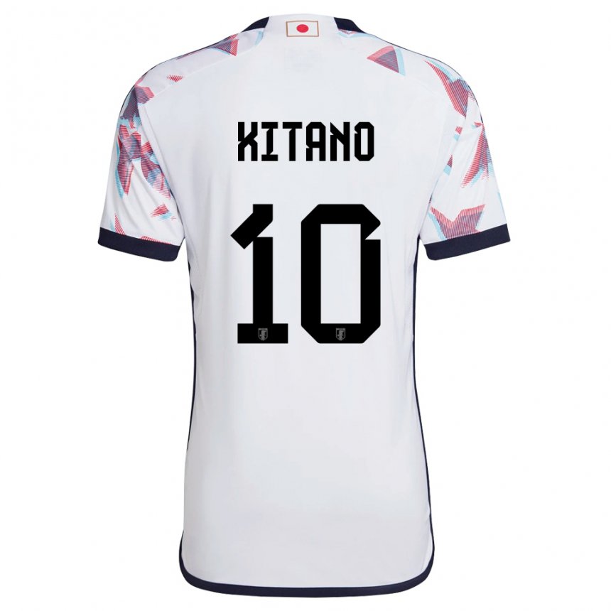 Niño Camiseta Japón Sota Kitano #10 Blanco 2ª Equipación 22-24 La Camisa Perú