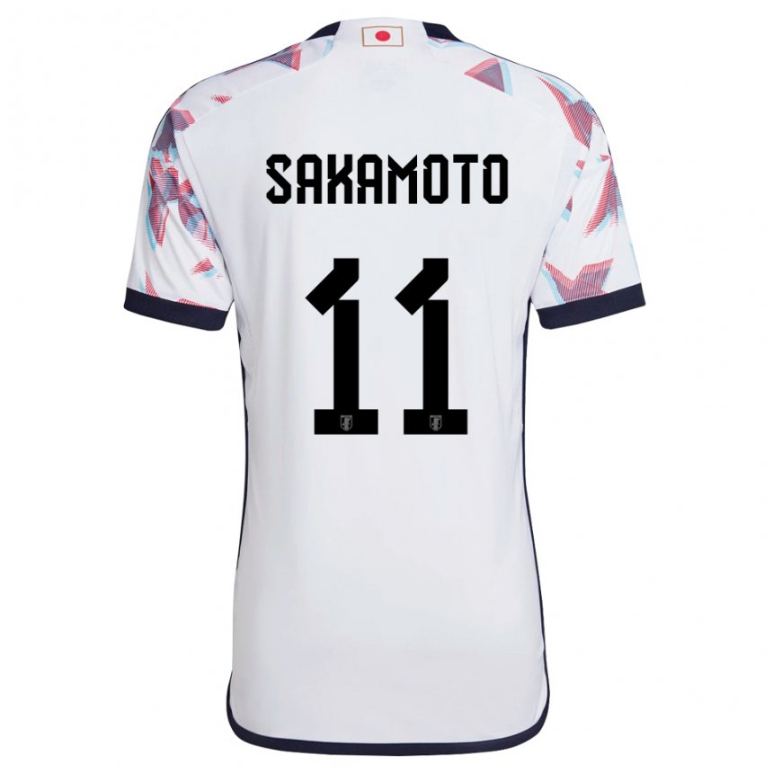 Niño Camiseta Japón Isa Sakamoto #11 Blanco 2ª Equipación 22-24 La Camisa Perú