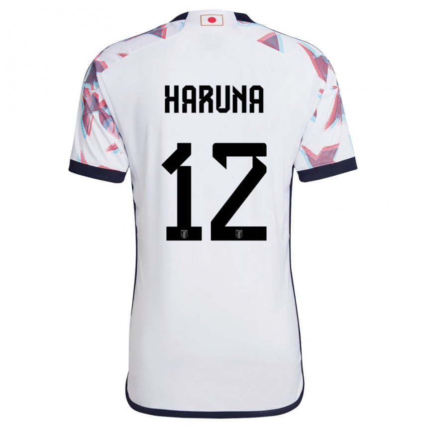 Niño Camiseta Japón Ryusei Haruna #12 Blanco 2ª Equipación 22-24 La Camisa Perú