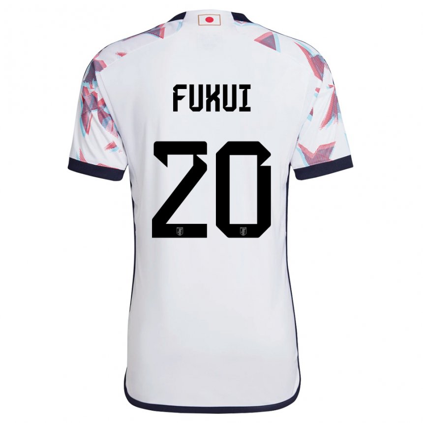 Niño Camiseta Japón Taichi Fukui #20 Blanco 2ª Equipación 22-24 La Camisa Perú