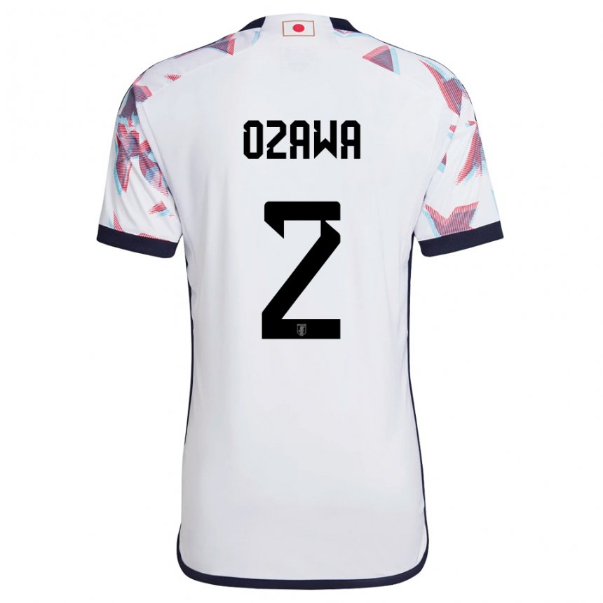 Niño Camiseta Japón Haruki Ozawa #2 Blanco 2ª Equipación 22-24 La Camisa Perú