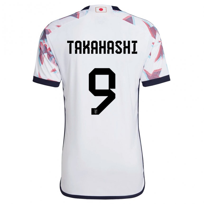 Niño Camiseta Japón Hikaru Takahashi #9 Blanco 2ª Equipación 22-24 La Camisa Perú