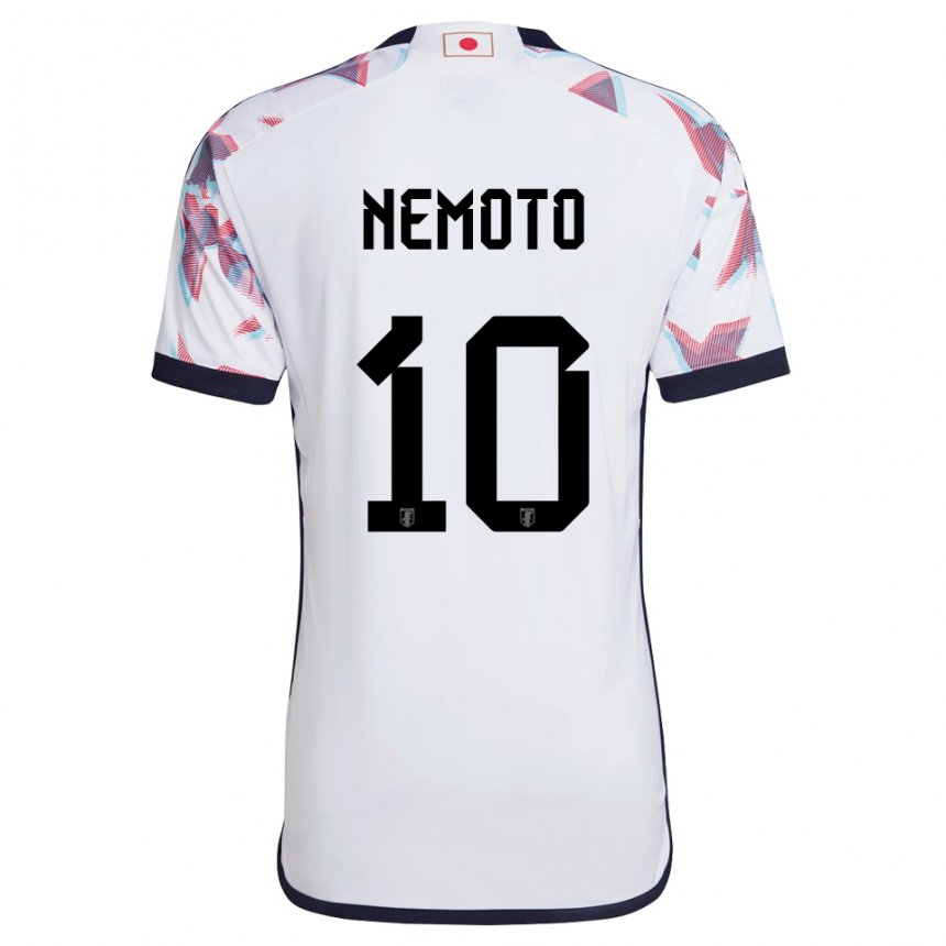 Niño Camiseta Japón Kotaro Nemoto #10 Blanco 2ª Equipación 22-24 La Camisa Perú