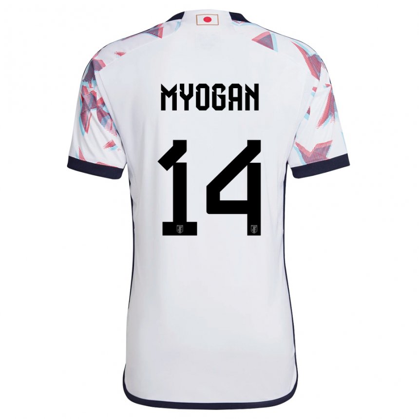 Niño Camiseta Japón Toya Myogan #14 Blanco 2ª Equipación 22-24 La Camisa Perú