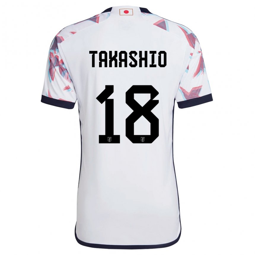 Niño Camiseta Japón Hayase Takashio #18 Blanco 2ª Equipación 22-24 La Camisa Perú