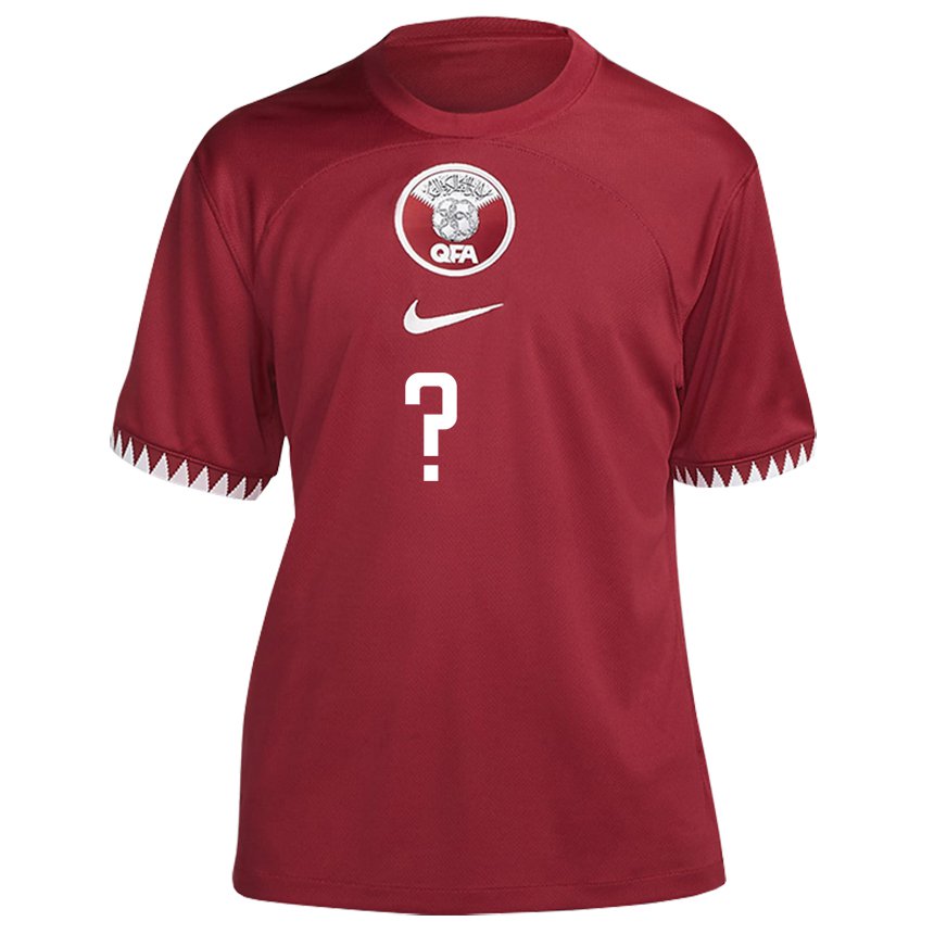 Hombre Camiseta Catar Shehab Al Laithy #0 Granate 1ª Equipación 22-24 La Camisa Perú