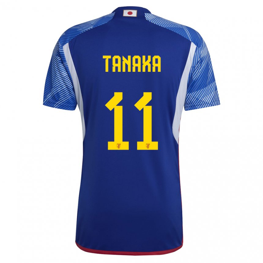 Hombre Camiseta Japón Mina Tanaka #11 Azul Real 1ª Equipación 22-24 La Camisa Perú