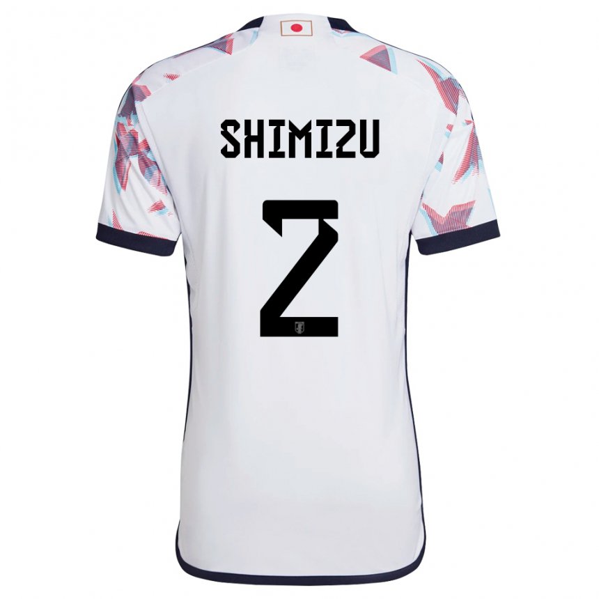 Hombre Camiseta Japón Risa Shimizu #2 Blanco 2ª Equipación 22-24 La Camisa Perú