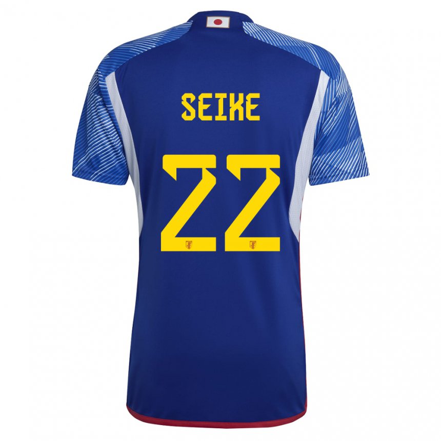 Mujer Camiseta Japón Kiko Seike #22 Azul Real 1ª Equipación 22-24 La Camisa Perú