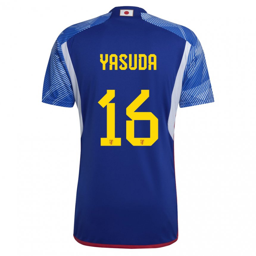 Mujer Camiseta Japón Kenshin Yasuda #16 Azul Real 1ª Equipación 22-24 La Camisa Perú