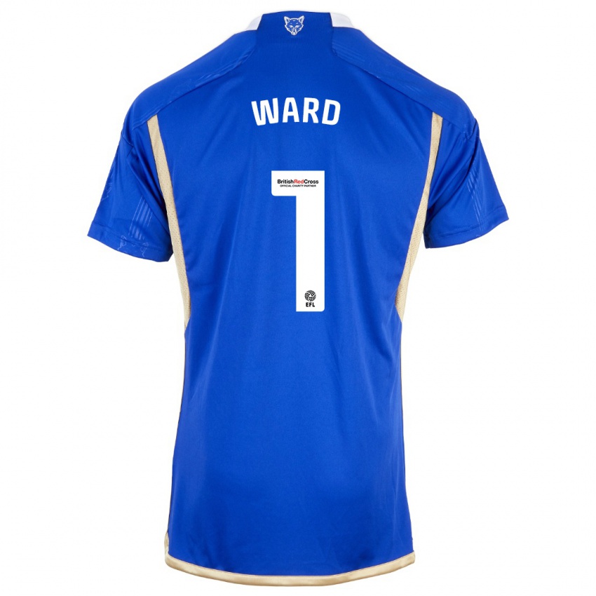 Niño Camiseta Danny Ward #1 Azul 1ª Equipación 2023/24 La Camisa Perú