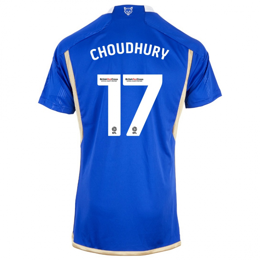 Niño Camiseta Hamza Choudhury #17 Azul 1ª Equipación 2023/24 La Camisa Perú