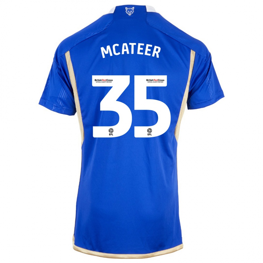 Niño Camiseta Kasey Mcateer #35 Azul 1ª Equipación 2023/24 La Camisa Perú