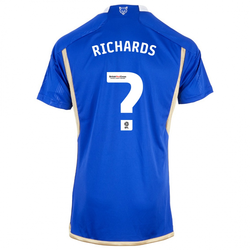 Niño Camiseta Amani Richards #0 Azul 1ª Equipación 2023/24 La Camisa Perú
